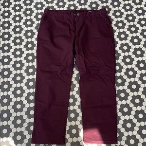 Bonobos maroon size 36 waist 28 length
